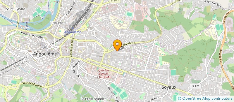 localisation de l'entreprise MONSIEUR CHRISTOPHE MARE à ANGOULEME