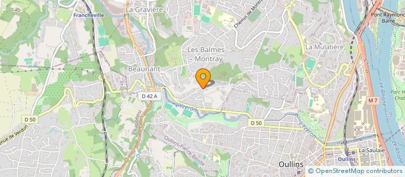 localisation de l'entreprise MONSIEUR CHRISTOPHE MARECHAL  SAINTE-FOY-LES-LYON