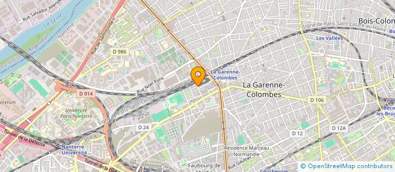 localisation de l'entreprise MONSIEUR CHRISTOPHE MARGARETTA à LA GARENNE-COLOMBES
