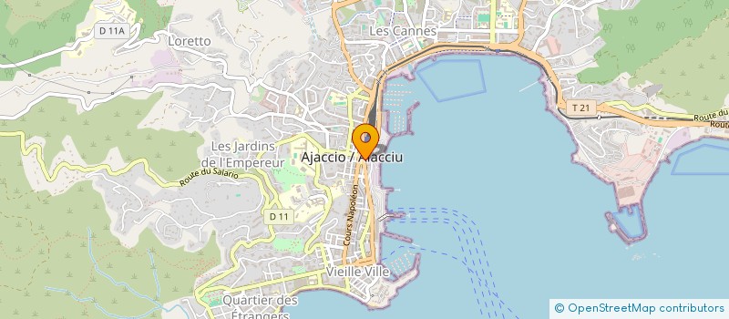localisation de l'entreprise MONSIEUR CHRISTOPHE MARIANI à AJACCIO