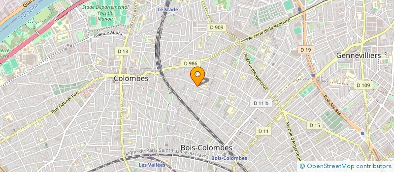 localisation de l'entreprise MONSIEUR CHRISTOPHE MARIANI à COLOMBES