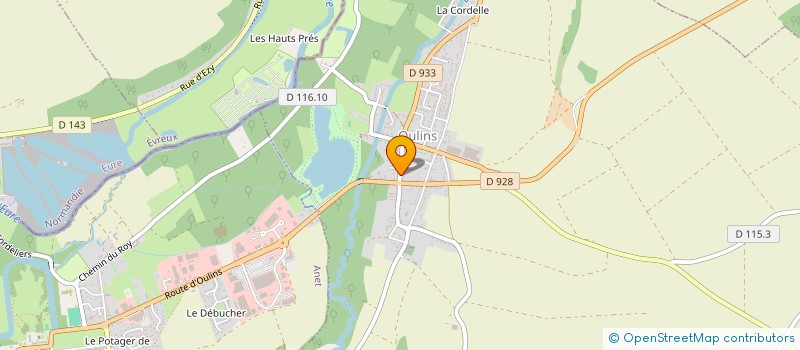 localisation de l'entreprise MONSIEUR CHRISTOPHE MARIE à OULINS