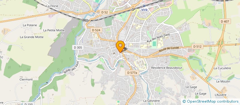 localisation de l'entreprise MONSIEUR CHRISTOPHE MARIE  VIRE-NORMANDIE