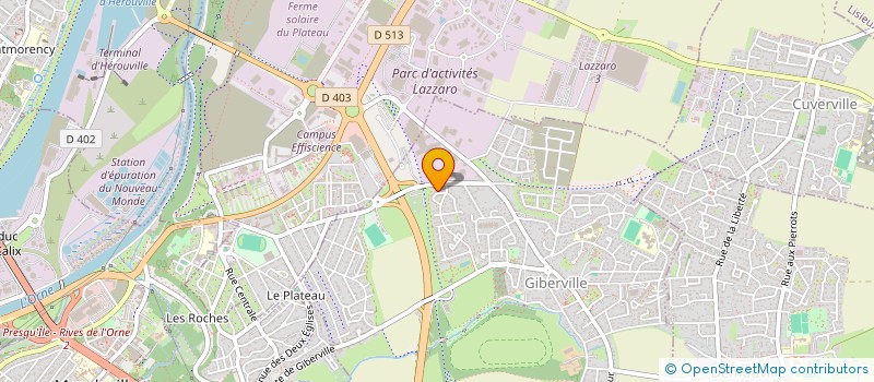 localisation de l'entreprise MONSIEUR CHRISTOPHE MARIE  GIBERVILLE