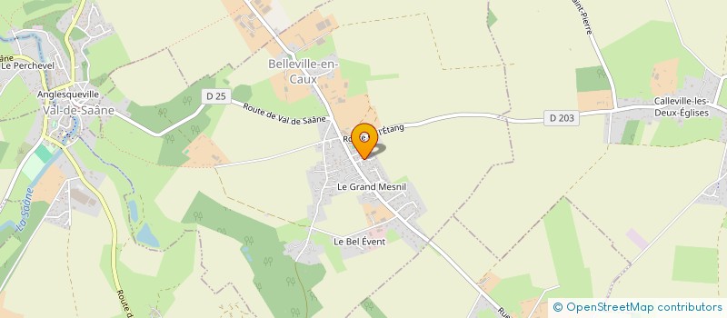 localisation de l'entreprise MONSIEUR CHRISTOPHE MARIE  BELLEVILLE-EN-CAUX