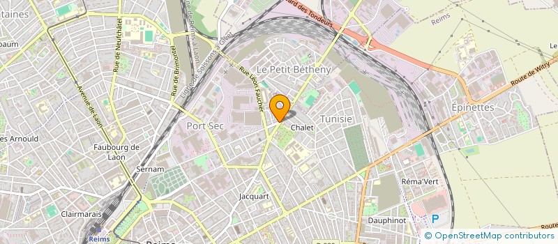 localisation de l'entreprise MONSIEUR CHRISTOPHE-MARIE MOGHA NGAMANAPO  REIMS