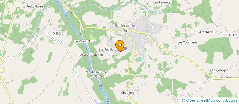 localisation de l'entreprise MONSIEUR CHRISTOPHE MARIEN à BADECON-LE-PIN