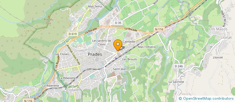 localisation de l'entreprise MONSIEUR CHRISTOPHE MARIN à PRADES