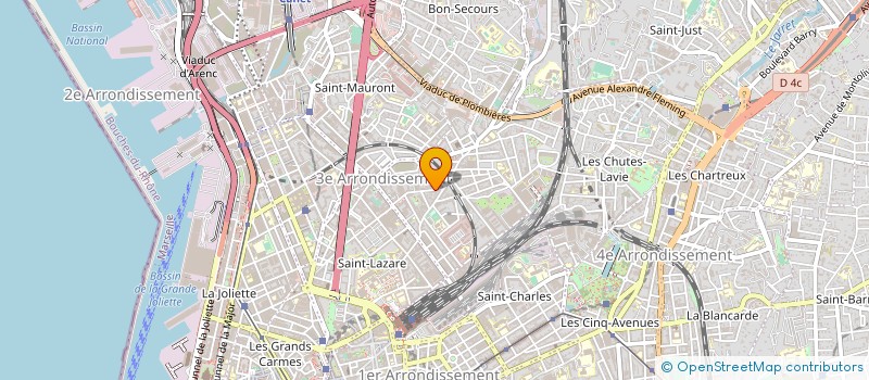 localisation de l'entreprise MONSIEUR CHRISTOPHE MARIN à MARSEILLE