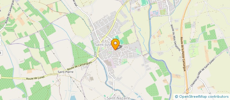 localisation de l'entreprise MONSIEUR CHRISTOPHE MARIN  SAINT-JUST