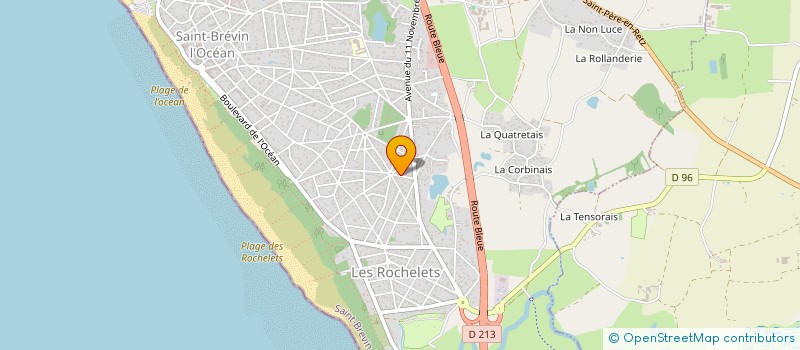 localisation de l'entreprise MONSIEUR CHRISTOPHE MARINGUE à SAINT-BREVIN-LES-PINS