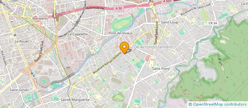 localisation de l'entreprise MONSIEUR CHRISTOPHE MARINI  MARSEILLE