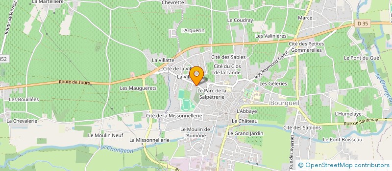 localisation de l'entreprise MONSIEUR CHRISTOPHE MAROUZE  BOURGUEIL