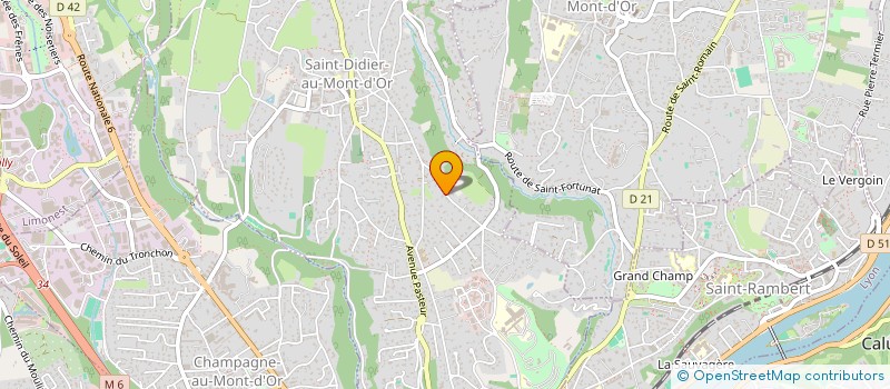 localisation de l'entreprise MONSIEUR CHRISTOPHE MAROUZE  SAINT-DIDIER-AU-MONT-D'OR