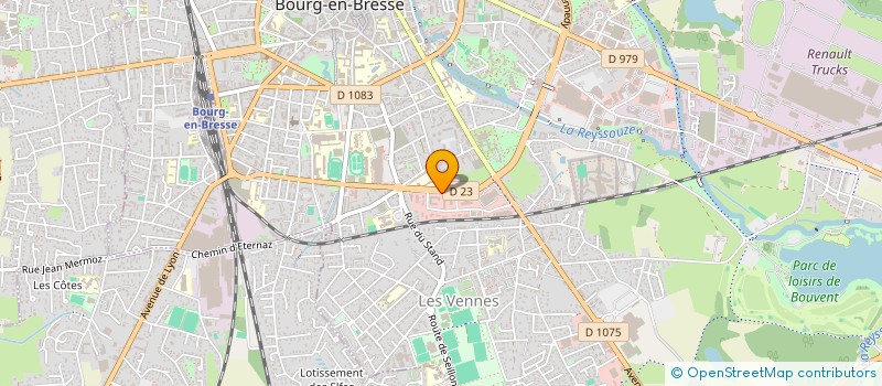 localisation de l'entreprise MONSIEUR CHRISTOPHE MARQUER  BOURG-EN-BRESSE