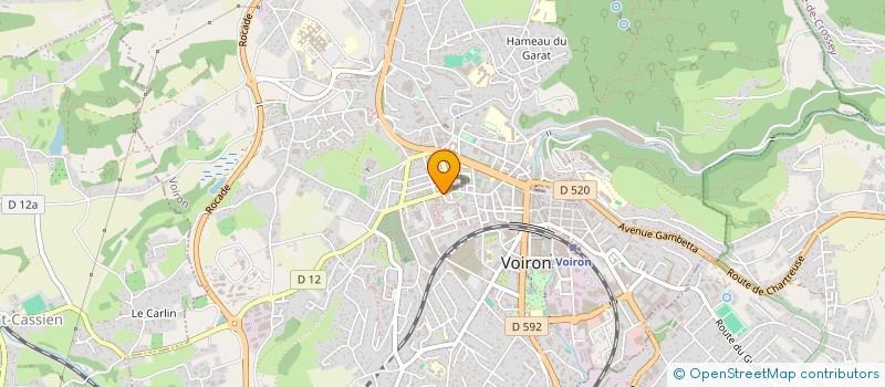 localisation de l'entreprise MONSIEUR CHRISTOPHE MARQUES  VOIRON