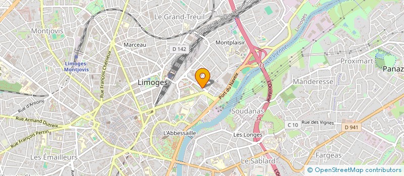 localisation de l'entreprise MONSIEUR CHRISTOPHE MARRAUD à LIMOGES