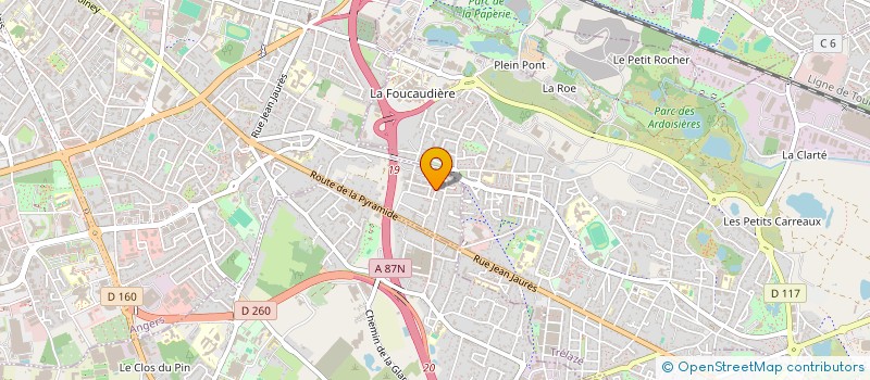 localisation de l'entreprise MONSIEUR CHRISTOPHE MARSAIS  ANGERS