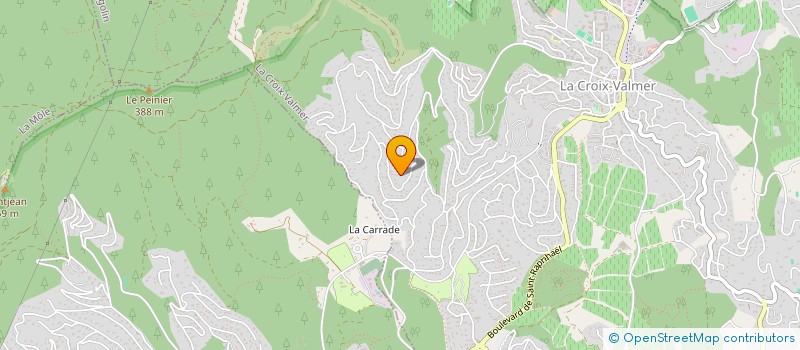 localisation de l'entreprise MONSIEUR CHRISTOPHE MARTEL  LA CROIX-VALMER