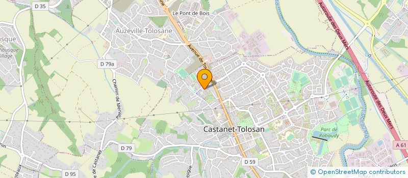 localisation de l'entreprise MONSIEUR CHRISTOPHE MARTIN  CASTANET-TOLOSAN