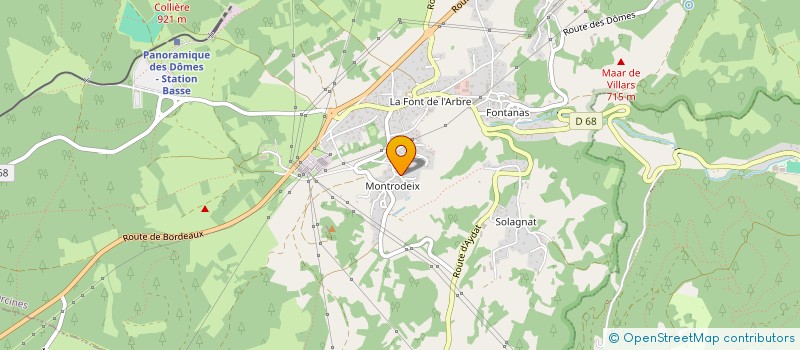 localisation de l'entreprise MONSIEUR CHRISTOPHE MARTIN  ORCINES