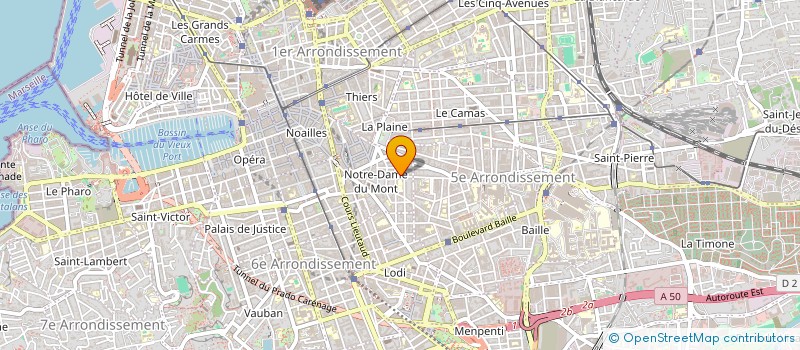 localisation de l'entreprise MONSIEUR CHRISTOPHE MARTIN  MARSEILLE