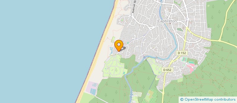 localisation de l'entreprise MONSIEUR CHRISTOPHE MARTIN  CAPBRETON