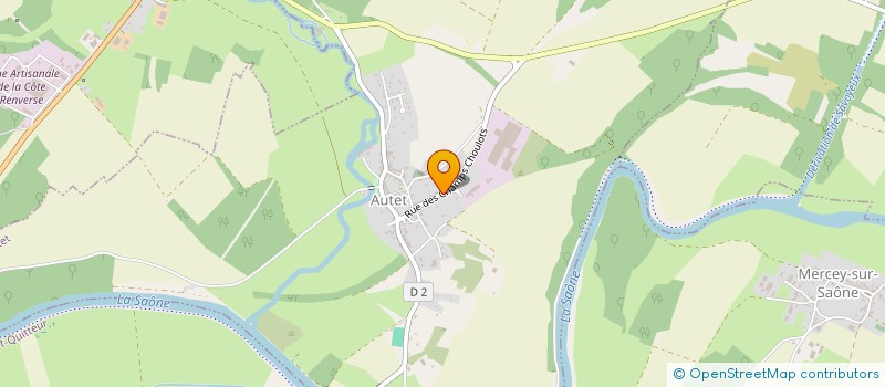 localisation de l'entreprise MONSIEUR CHRISTOPHE MARTIN  AUTET