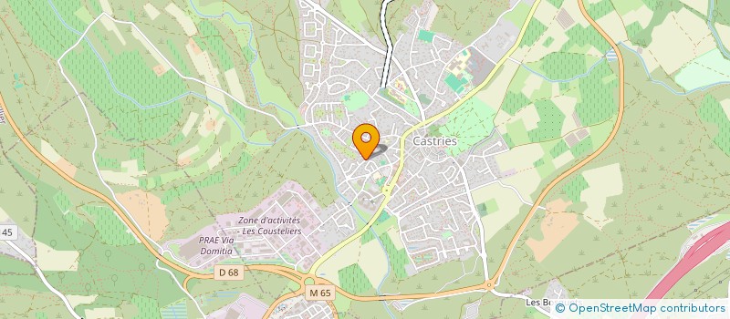 localisation de l'entreprise MONSIEUR CHRISTOPHE MARTIN  CASTRIES