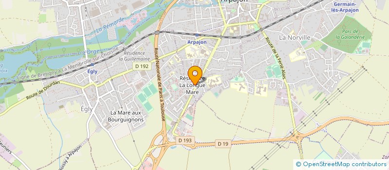 localisation de l'entreprise MONSIEUR CHRISTOPHE MARTIN  ARPAJON