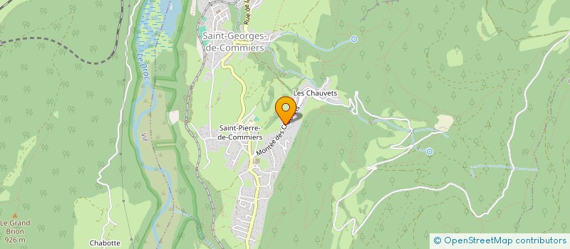 localisation de l'entreprise MONSIEUR CHRISTOPHE MARTIN  SAINT-GEORGES-DE-COMMIERS