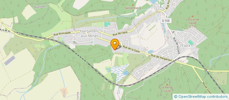 localisation de l'entreprise MONSIEUR CHRISTOPHE MARTIN  HARGARTEN-AUX-MINES