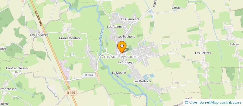 localisation de l'entreprise MONSIEUR CHRISTOPHE MARTIN  BRESSE VALLONS