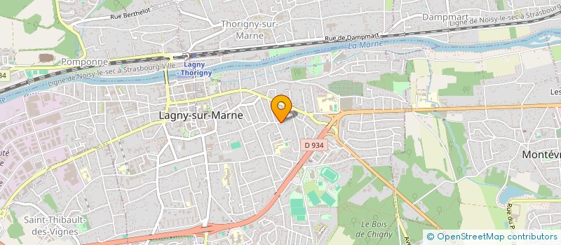 localisation de l'entreprise MONSIEUR CHRISTOPHE MARTINET  LAGNY-SUR-MARNE