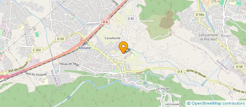 localisation de l'entreprise MONSIEUR CHRISTOPHE MARTINEZ  SIMIANE-COLLONGUE