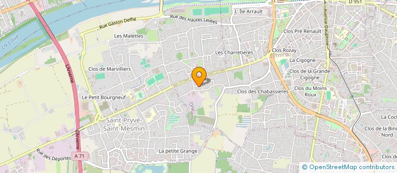 localisation de l'entreprise MONSIEUR CHRISTOPHE MARTINEZ  ORLEANS