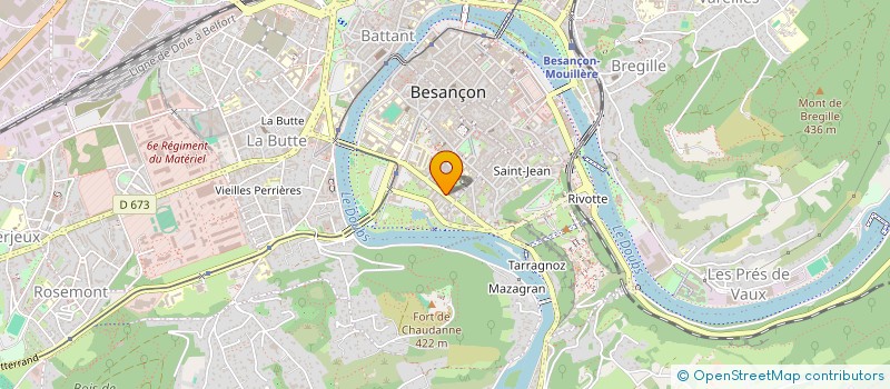 localisation de l'entreprise MONSIEUR CHRISTOPHE MARTINEZ à BESANCON