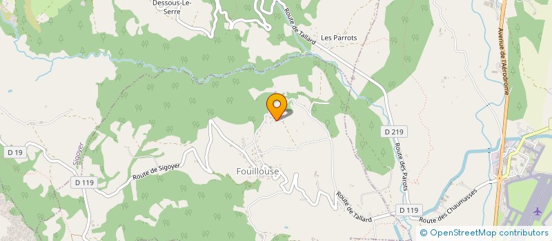 localisation de l'entreprise MONSIEUR CHRISTOPHE MARTINEZ  FOUILLOUSE