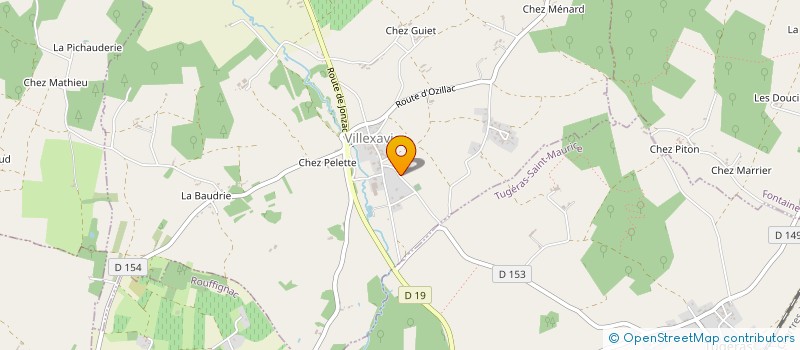 localisation de l'entreprise MONSIEUR CHRISTOPHE MARTINIERE  VILLEXAVIER