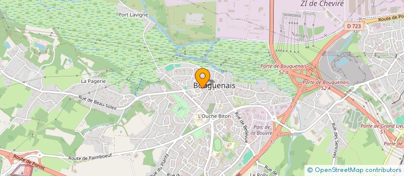 localisation de l'entreprise MONSIEUR CHRISTOPHE MARTINON  BOUGUENAIS