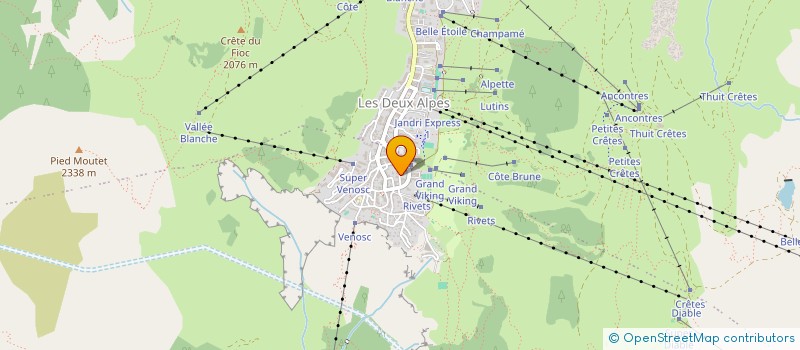 localisation de l'entreprise MONSIEUR CHRISTOPHE MARTINS  LES DEUX ALPES