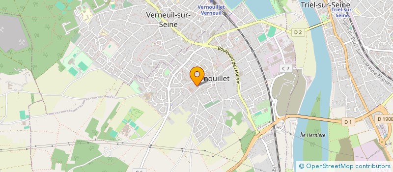 localisation de l'entreprise MONSIEUR CHRISTOPHE MARTINS à VERNOUILLET