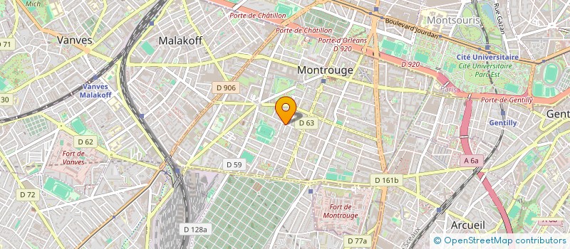 localisation de l'entreprise MONSIEUR CHRISTOPHE MARTINS  MONTROUGE