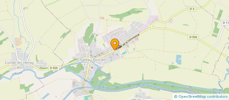 localisation de l'entreprise MONSIEUR CHRISTOPHE MARTY  CHATEAU-PORCIEN