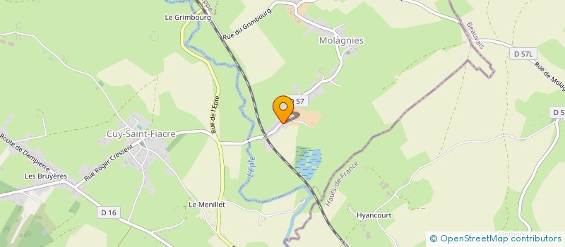 localisation de l'entreprise MONSIEUR CHRISTOPHE MARZE  MOLAGNIES