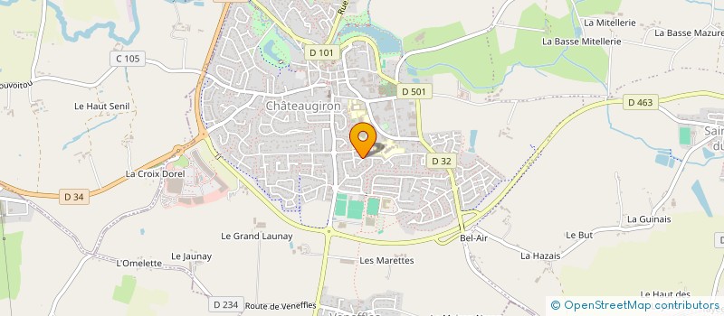 localisation de l'entreprise MONSIEUR CHRISTOPHE MARZELIERE  CHATEAUGIRON