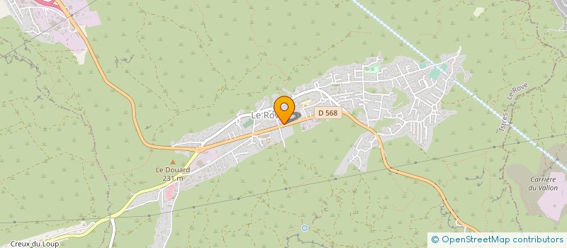 localisation de l'entreprise MONSIEUR CHRISTOPHE MARZIANO  LE ROVE