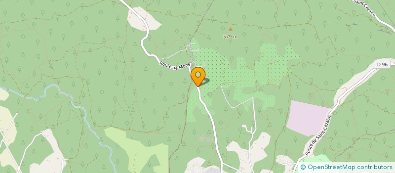 localisation de l'entreprise MONSIEUR CHRISTOPHE MASMONTET  MONTAUROUX