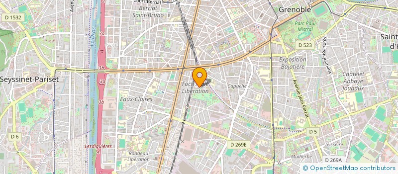 localisation de l'entreprise MONSIEUR CHRISTOPHE MASNADA  GRENOBLE