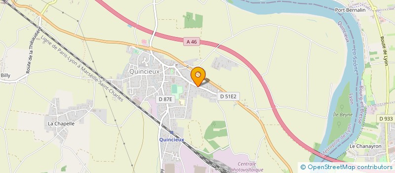 localisation de l'entreprise MONSIEUR CHRISTOPHE MASSARD  QUINCIEUX